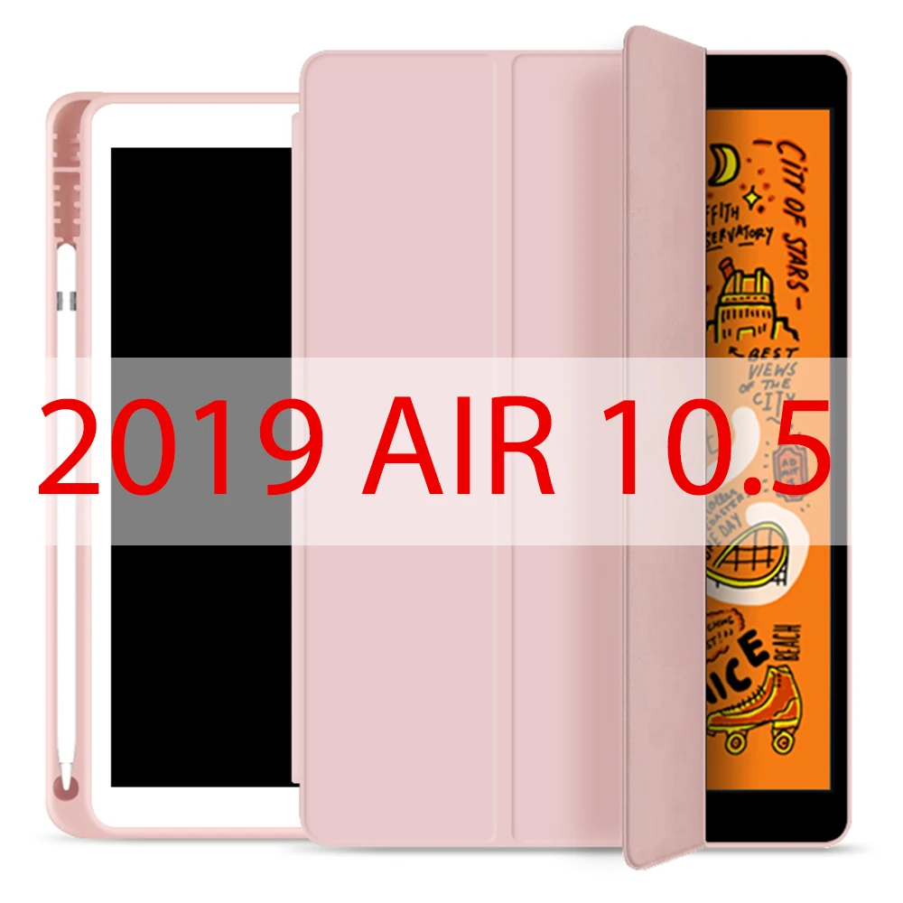 Baby powder 10.5 Чехол для Ipad чехол для Ipad Air 10,5 дюймов / Новинка с держателем для карандашей кожаный чехол для IPad MINI 5 Чехол Pro 11 - Цвет: Baby powder 10.5