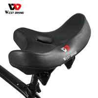 west biking ergonomic soft bicycle saddle widen thicken cushion comfortable breathable cycling seat mtb saddle bike accessories