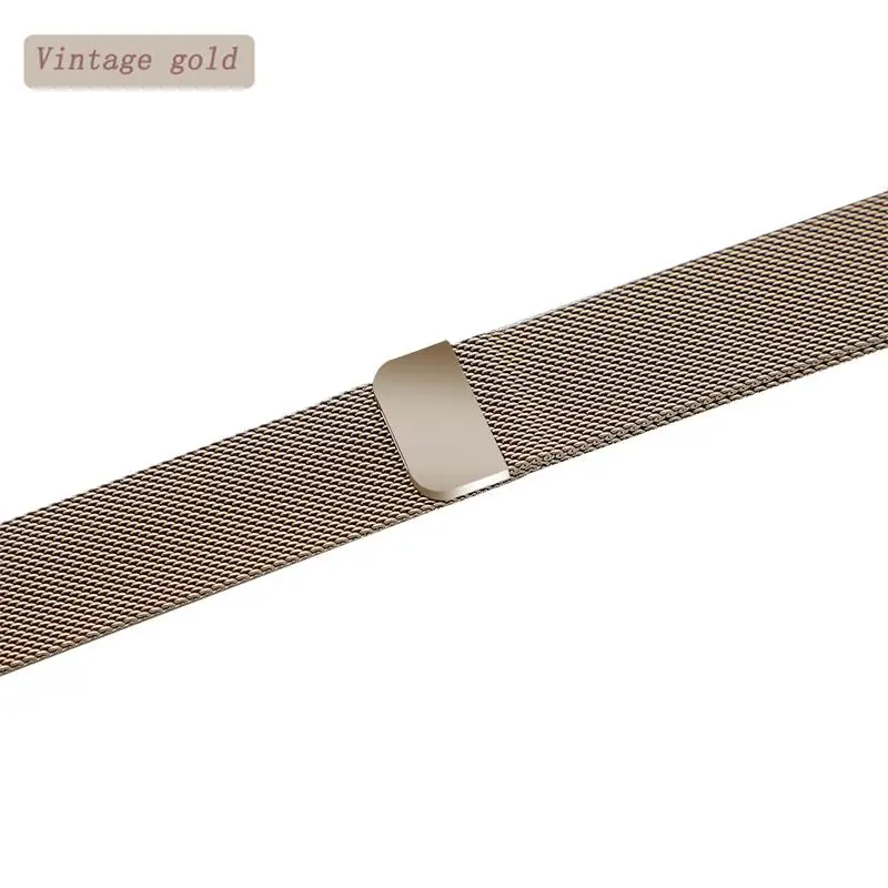 Vintage gold Gear S3 Frontier band для samsung Galaxy watch 46 мм 42 активные 2 миланские часы huawei gt ремешок 22 мм ремешок для часов amazfit ремешок Bip - Цвет ремешка: Vintage gold