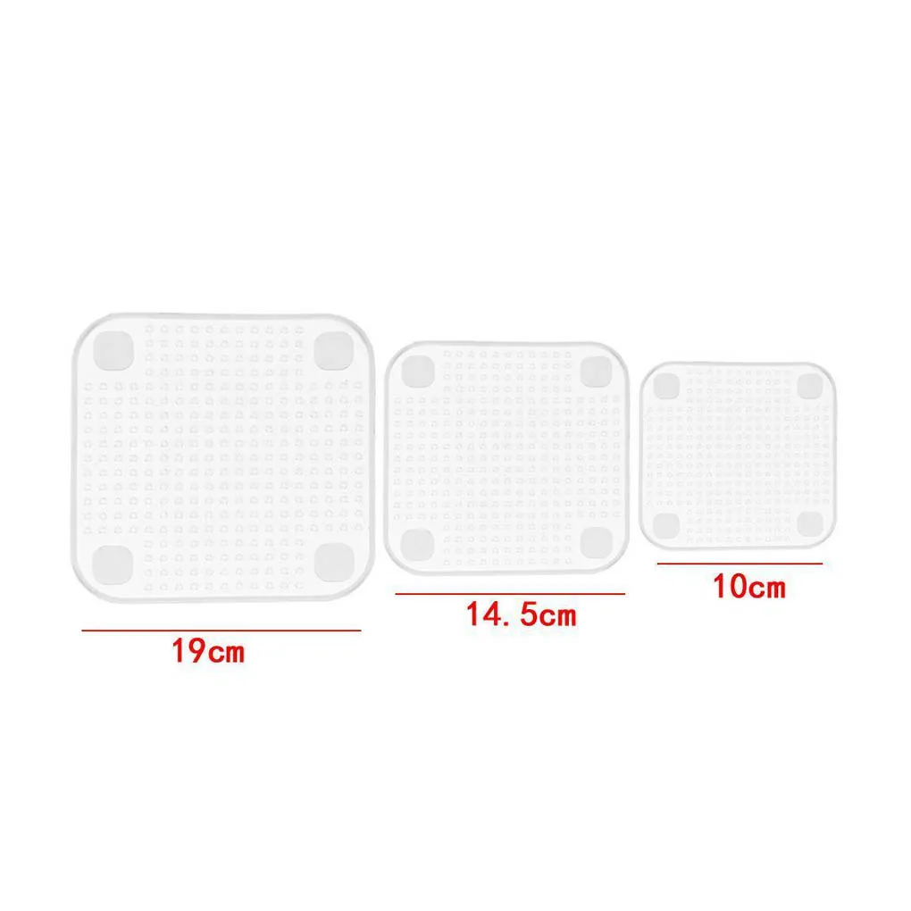 1/3/4 шт. многоразовые силиконовые Еда супница Чехлы пищевая пленка свежести