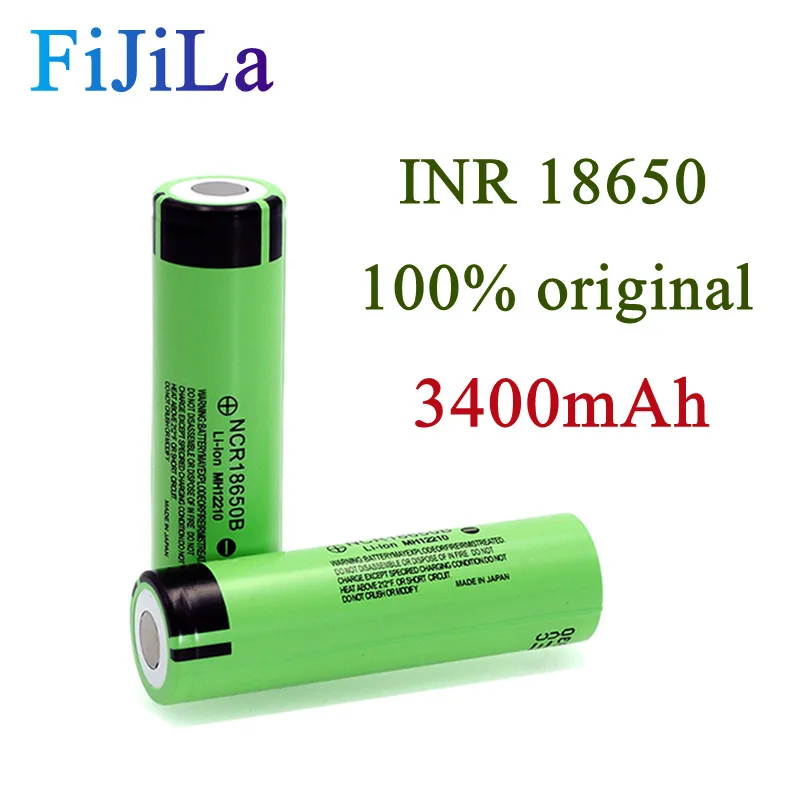 

100% New Original NCR18650 3400 34B Rechargeable Li-ion battery 3.7V 18650 3400mAh
