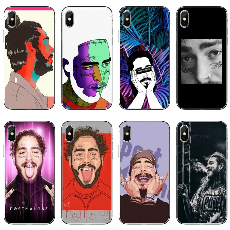 Чехол для телефона rapper Post Malone Samsung Galaxy Note 10 9 8 5 4 S10E S10 Lite S9 S8 S7 S6 Edge Plus S5 S4 Mini |