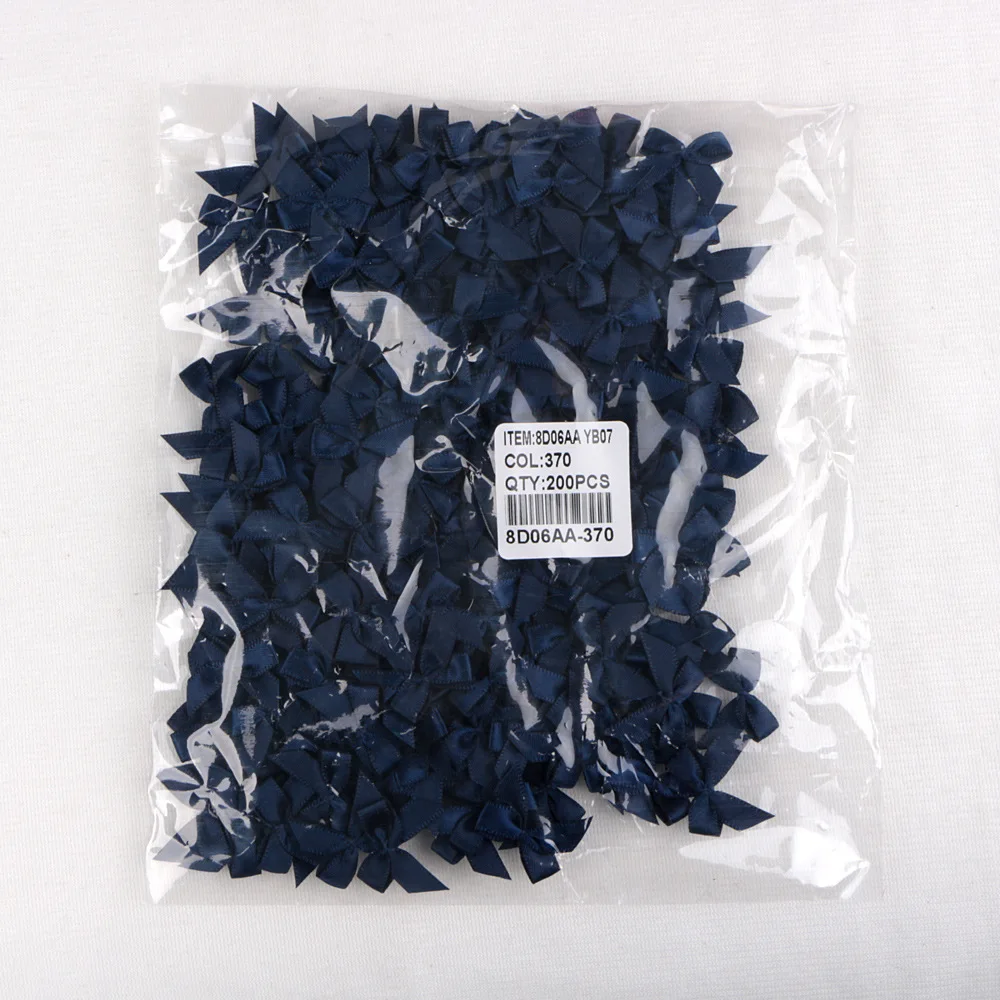 200 шт. 2 2*2 см Ленточные банты маленький размер Полиэстеровая атласная лента бант