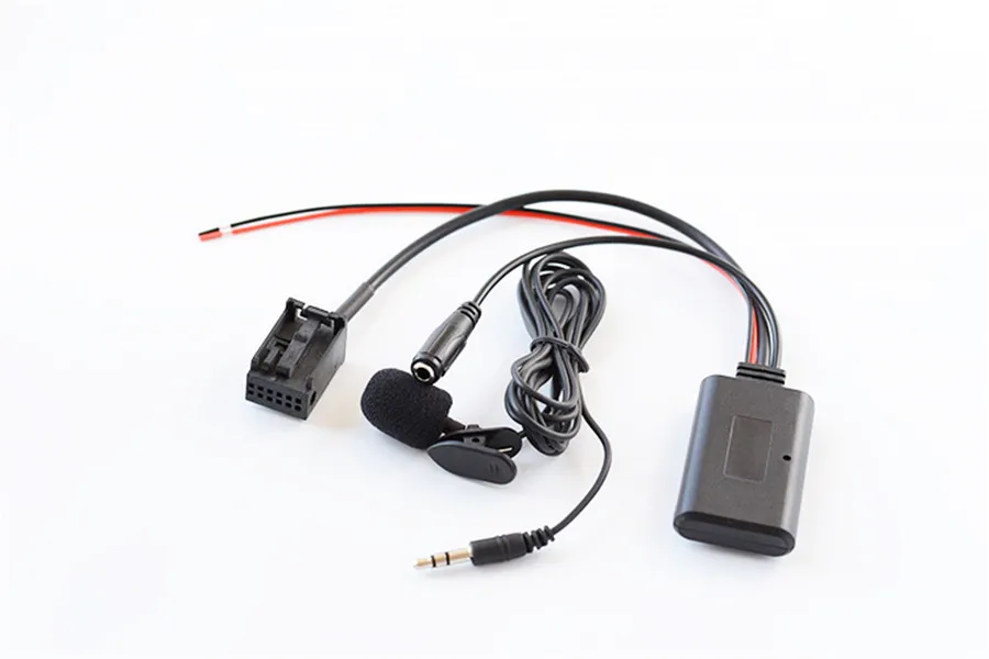 Автомобильный Bluetooth AUX адаптер беспроводной аудио телефонные звонки Handfree