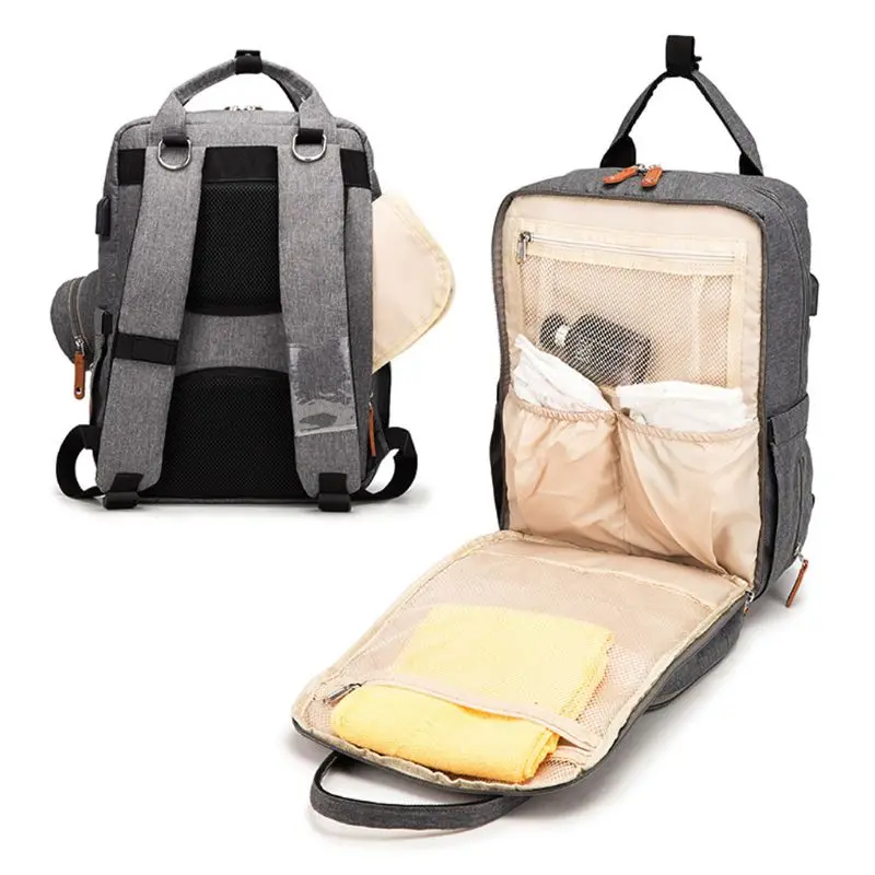

Baby Diaper Backback Mummy Nappy Bag Multifunctional Large Capacity Daypack L9BE