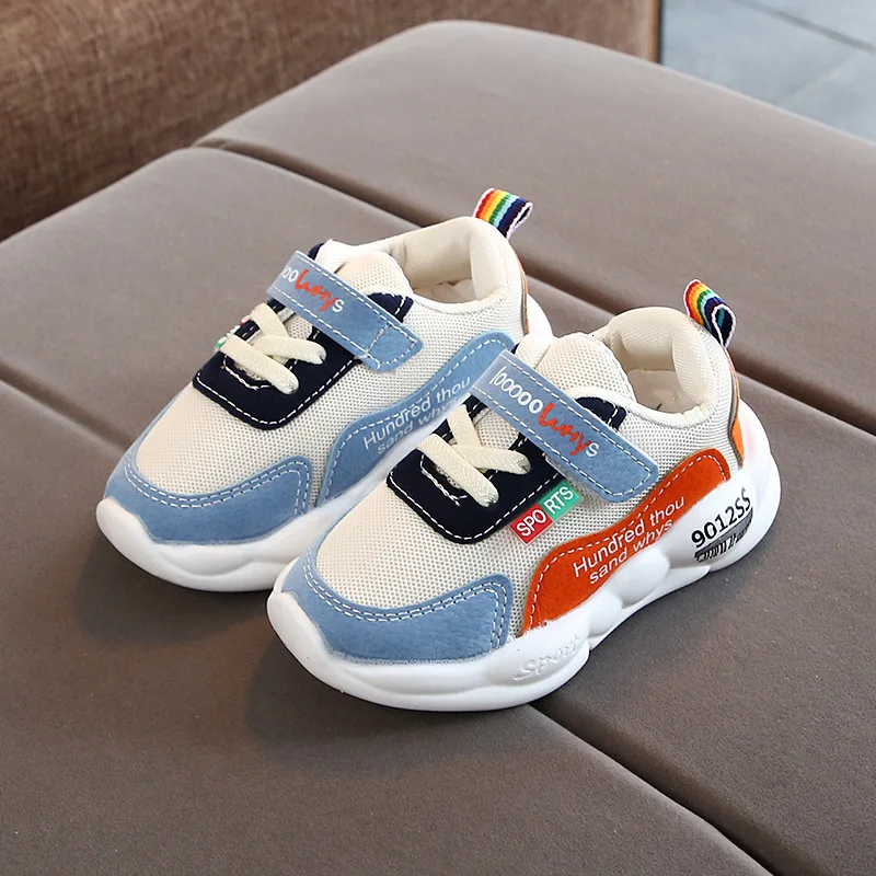 2019 Autumn Children Shoes Boys Sneakers Girls Running Breathable Mesh Fashion Soft Bottom Brand Kids | Детская одежда и обувь