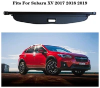 high qualit car rear trunk cargo cover security shield screen shade fits for subaru xv 2017 2018 2019black beige