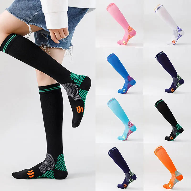 

Компрессионные носки для мужчин и женщин, мужские, лучшие Градуированные спортивные носки для бега, полета, путешествий, повышения стамины, ...