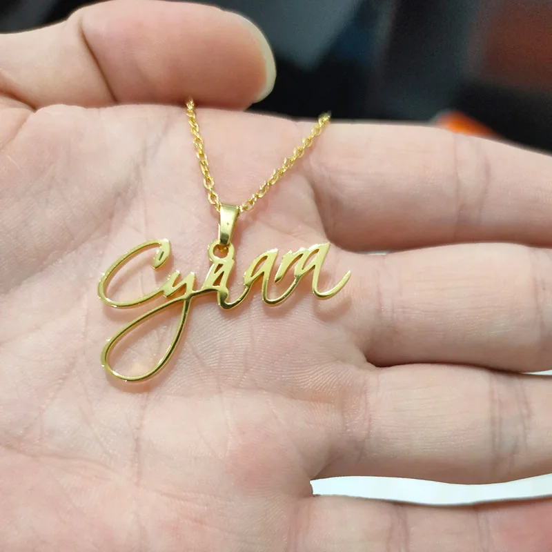 Рисунок 2 - Ожерелье с именем на заказ из нержавеющей стали