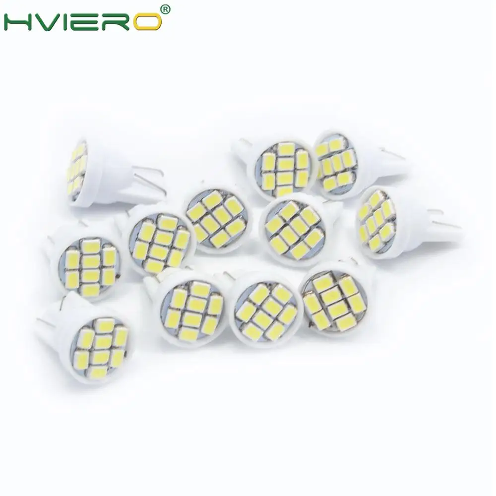 10 шт. Led 8 Smd 1206 светодиодов 8SMD Авто интерьерный светильник дорожные фонари s
