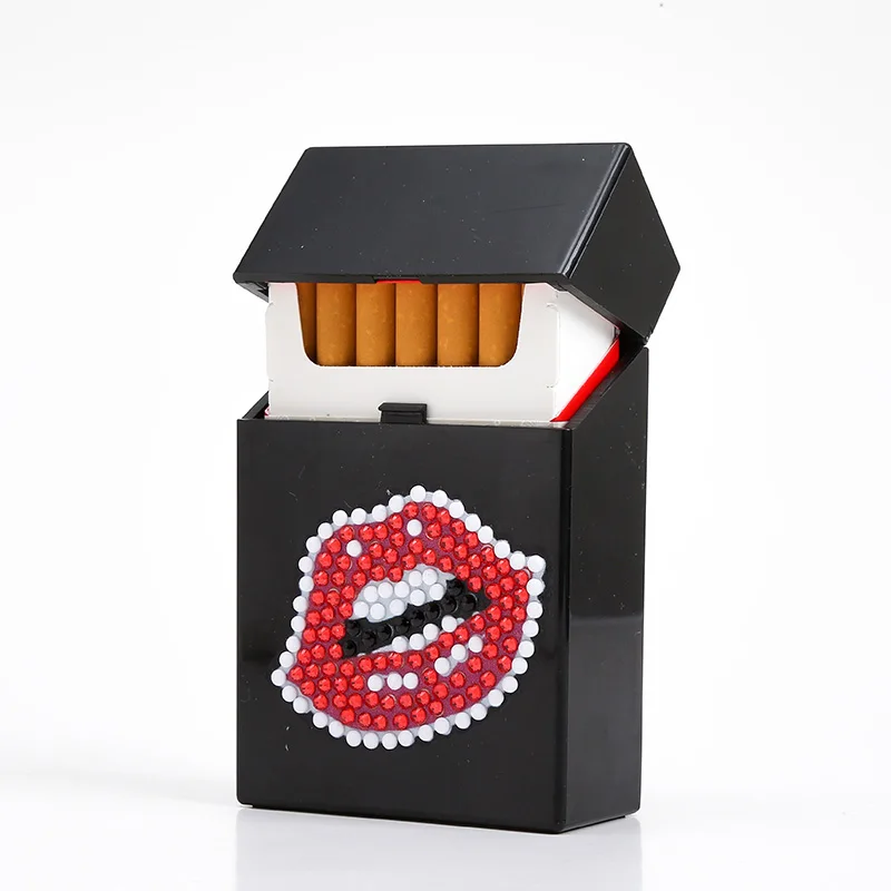 DIY специальные алмазов картина сигареты Чехол Коробка ювелирных изделий Стразы