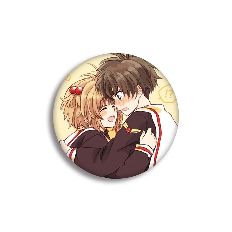 Классическая японская аниме-карточка булавка для лацкана сакуры значок на