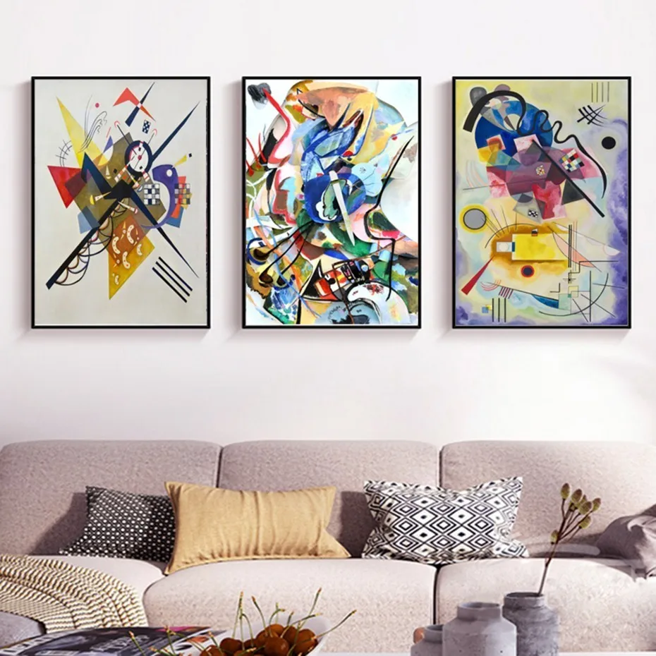 

Vintage Famous Abstract Painting Canvas Paintings Poster and Print Wall Art Picture for Living Room Home Decor