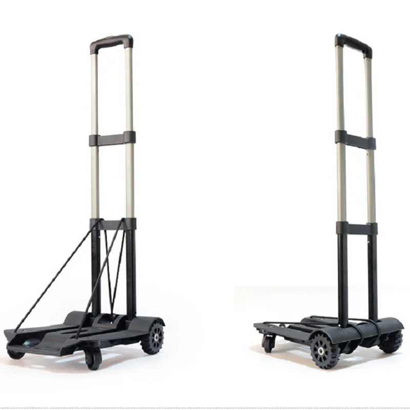 Автомобильная складная тележка для багажа из алюминиевого сплава портативный