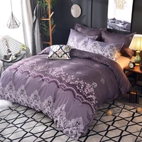 bedding sets home textile simple style geometric pattern bedclothes duvet cover pillowcase bed sheets