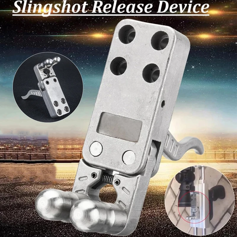 

Slingshot Release Device Stainless Steel Polishing DIY Catapult Rifle Trigger Power Tool Accessories Wristband Shot Bow Accessor