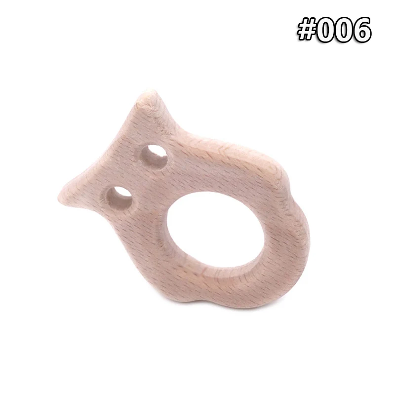 Wood Teether -006 Детское дерево Прорезыватель еды деревянное ожерелье Черепаха коала Кит Форма черепаха безопасные игрушки Сертификация новорожденный деревянный Прорезыватель - Цвет: Wood Teether -006