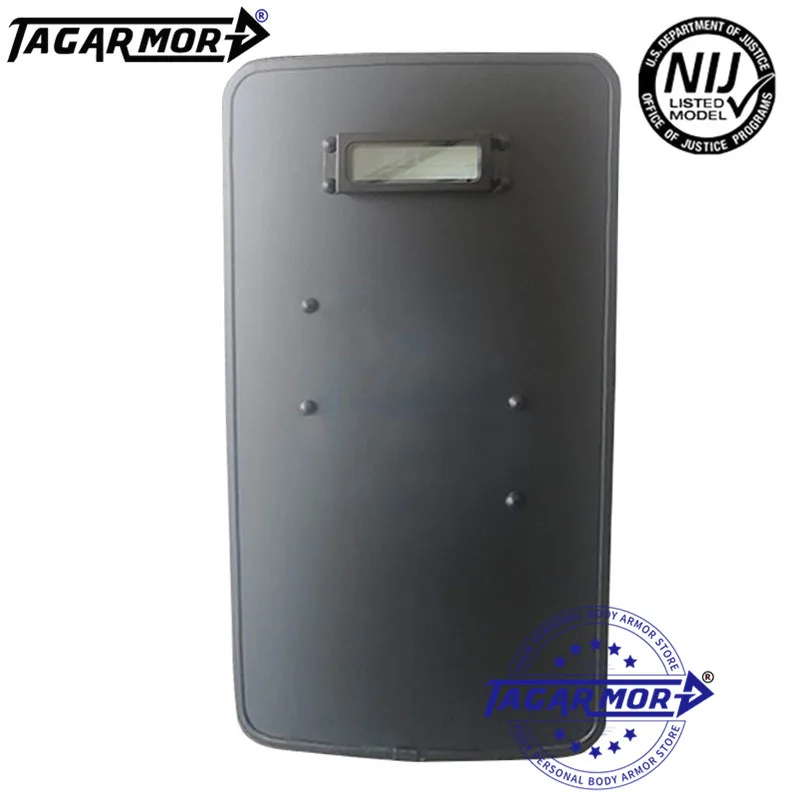 NIJ IIIA Handheld Military Police PE Bullet Proof Shield Ballistic Riot with Glass | Безопасность и защита