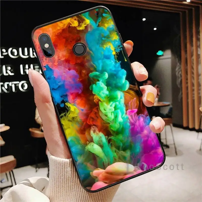 

Aesthetic colorful flame Phone Case For Xiaomi Redmi Note 4 4x 5 6 7 8 pro S2 PLUS 6A PRO