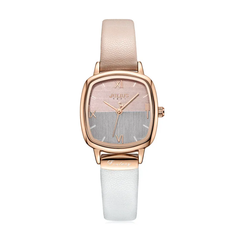 2020 New Fashion Two Sides Cutting Wind Small Squaretiktok Watch Girl Band Width Band Length Band Material Type Dial Diameter enlarge