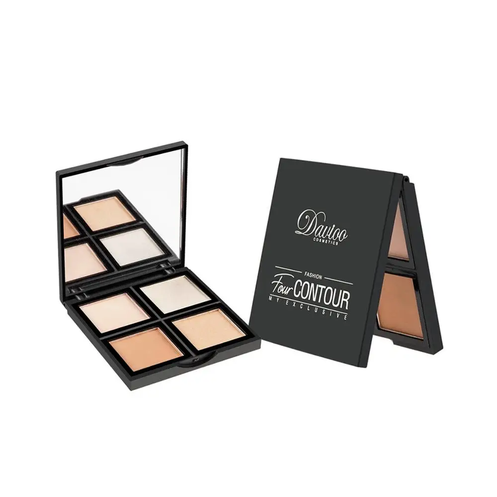 Не Цветущий 4 цвета мерцающий матовый ню макияж палитры пигментированный стойкий