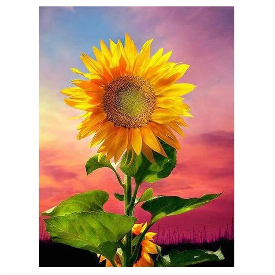 

Paint By Numbers sunflower DIY Digital Painting By Number Wall Art Canvas Acrylic Painted Unique Gift Home Decor Picture