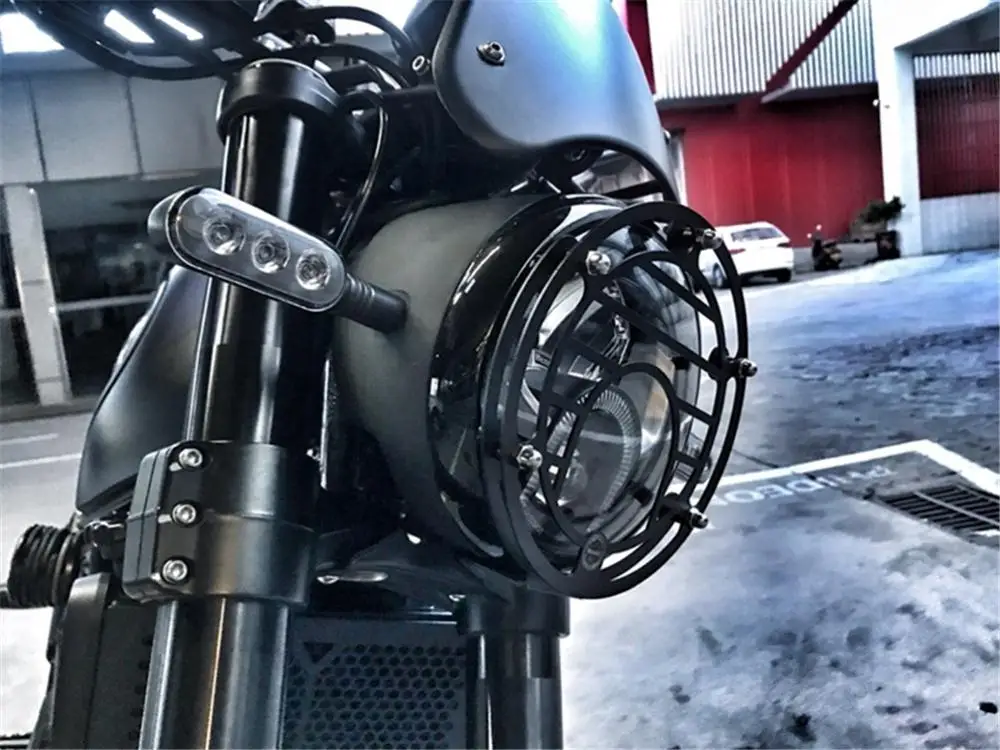 Для Benelli Leoncino 500 передний корпус ЧПУ фара дальнего света для мотоцикла обтекатель чехол Защита сетевой протектор защита