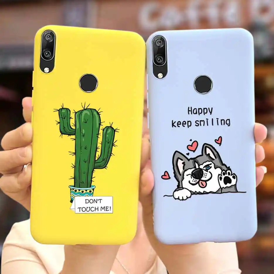 Чехол для Huawei Y7 2019 чехол Prine новый модный с рисунком конфет чехлы телефонов 6 26