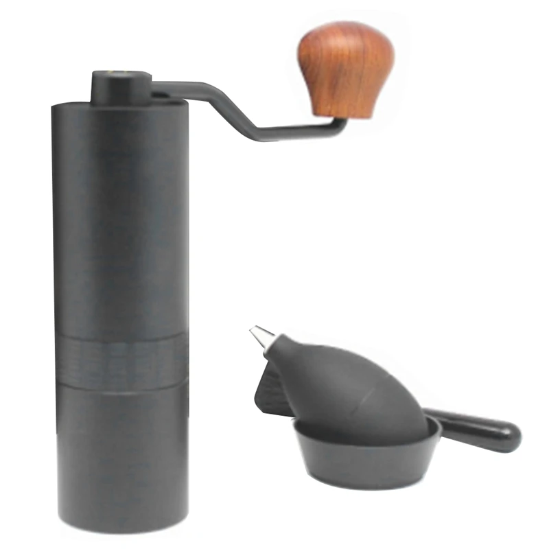 

Manual Coffee Grinder Coffee Maker High Nitrogen Steel Grinding Core 304 Stainless Steel Hand Burr Mill Coffee Machine