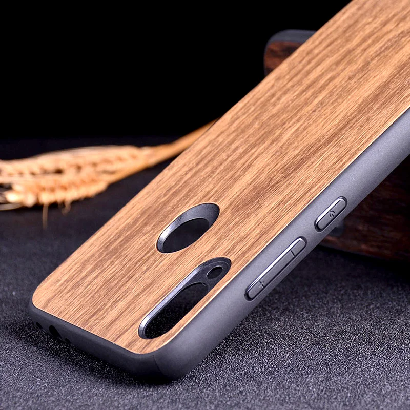 Чехол под дерево для Xiaomi Redmi Note 7 pro мягкие силиконовые чехлы из ТПУ поликарбоната