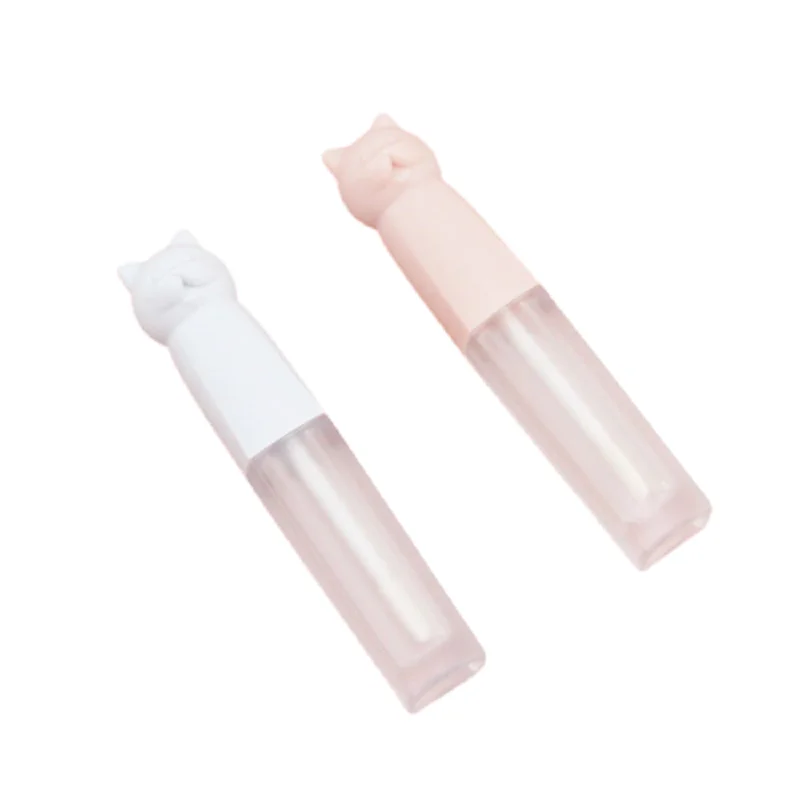 

Plastic Lip Gloss Tube Empty Lip Glaze Liquid Lipstick Packaging Frosted Bottle Lovely Cartoon DIY Cosmetic Container 50/100pcs