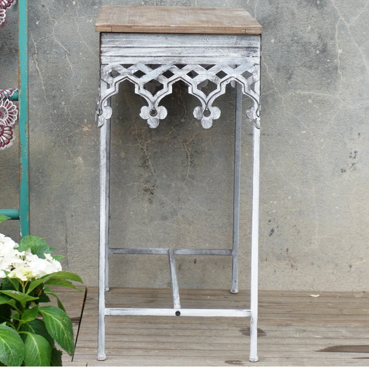 Складной Деревянный металлический Ретро-стол в деревенском стиле | Мебель