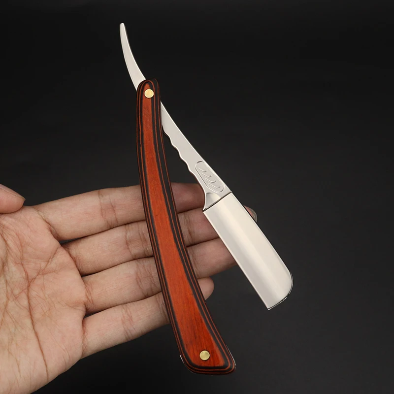 Бритва RIRON с перьями для мужчин профессиональный складной держатель из