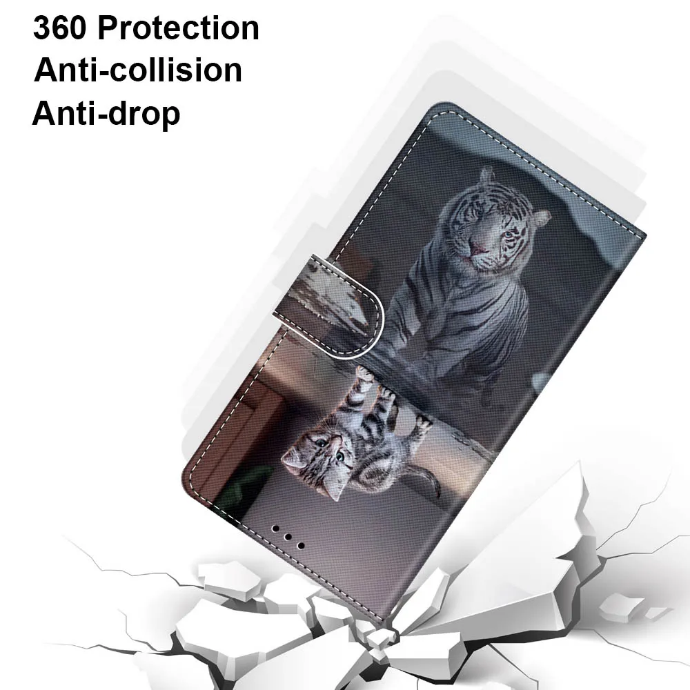 Case For Samsung Galaxy J5 2016 J6 J8 2018 J6 Plus J7 2017 Flip Case Leather Wallet Luxury Back Cover Stand Cart Slot Holder