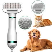 pet hair dryer 2 in 1 pet grooming hair dryer comb for dogs adjustable 3 temperatures ac 100 240v hair dryer for dogs cats brush