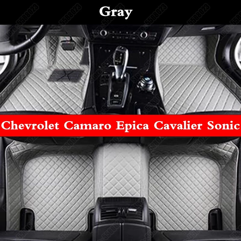Персонализированные автомобильные коврики для Chevrolet Camaro Epica Cavalier Sonic Cruze Malibu Sail Spark