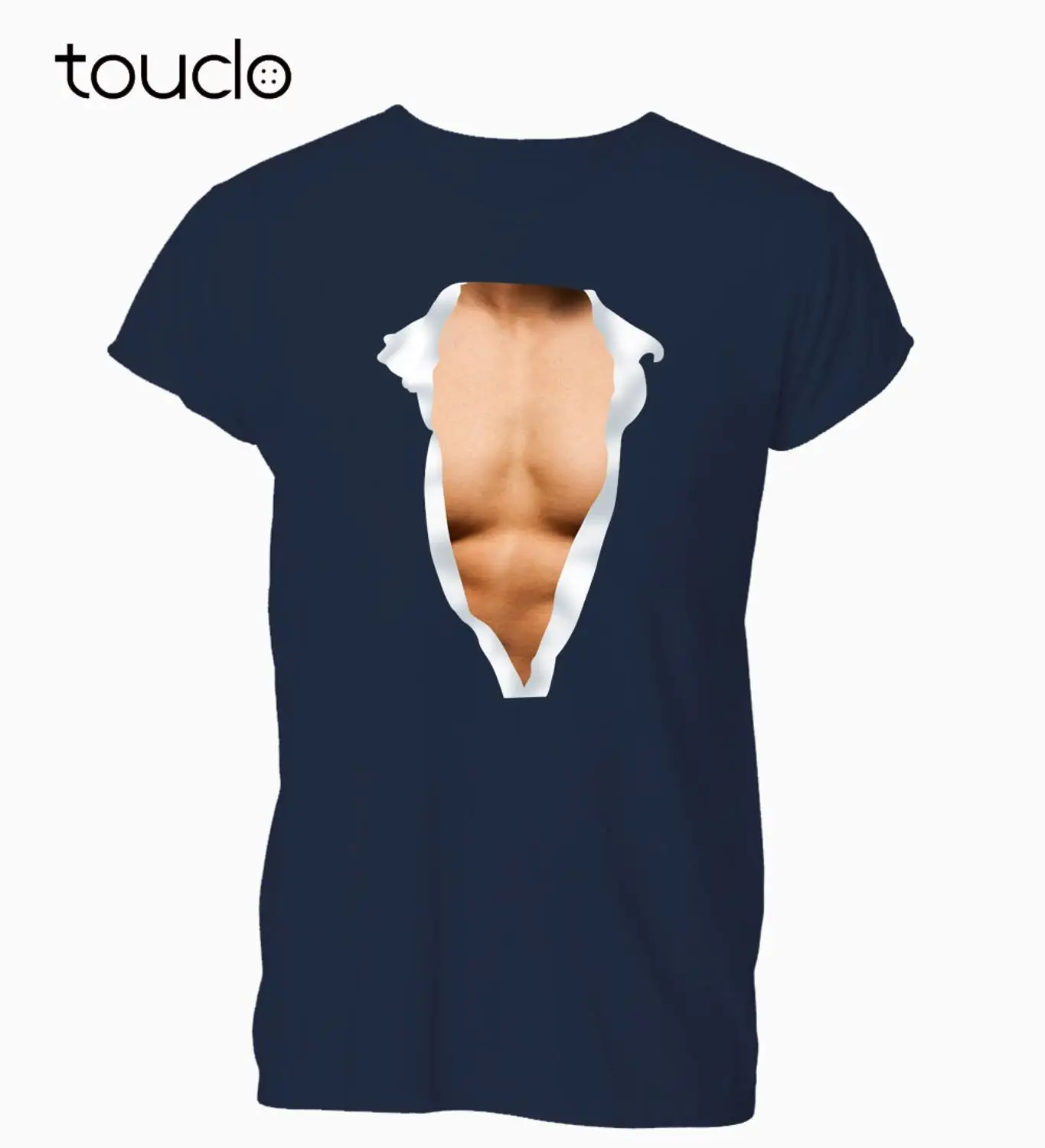 Летняя мода горячая Распродажа Мужская футболка с открытой грудью без одежды