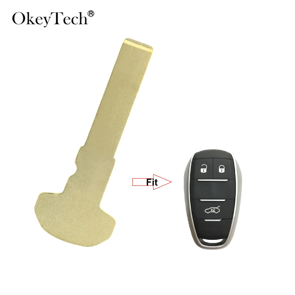 OkeyTech смарт карты Замена Автомобильный аварийный Малый ключ лезвие для Alfa Romeo Giulia