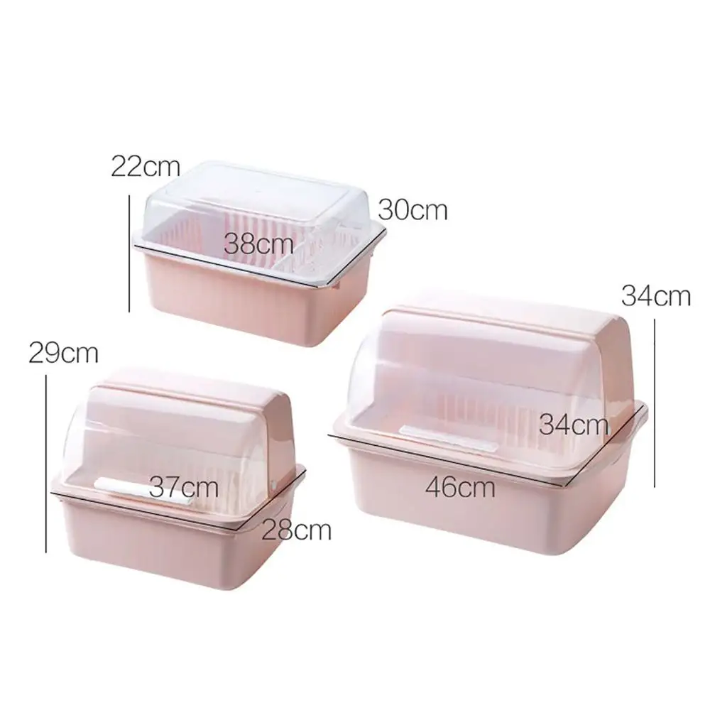 

kitchen storage box organizer Drain storage for dishes and chopsticks with lid For home and kitchen convenience