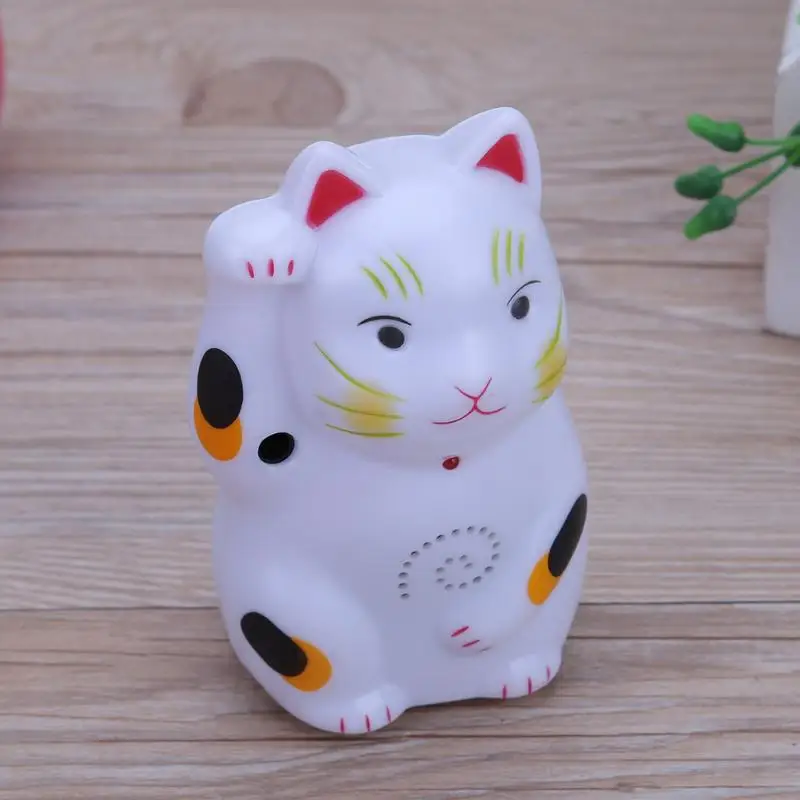 Plastic Electronic Cute Cat Door Bell Wireless Door Sensor Detector Doorbell Welcome Sound Alarm Battery Power