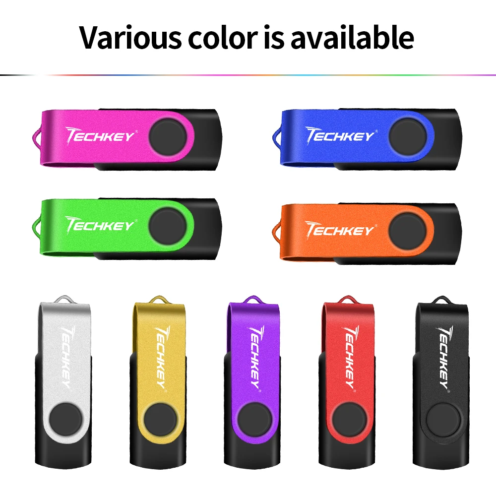 USB флеш-накопитель TECHKEY 2018 4 ГБ 8 16 32 флешка карта памяти cel usb 100% реальная емкость 2 0