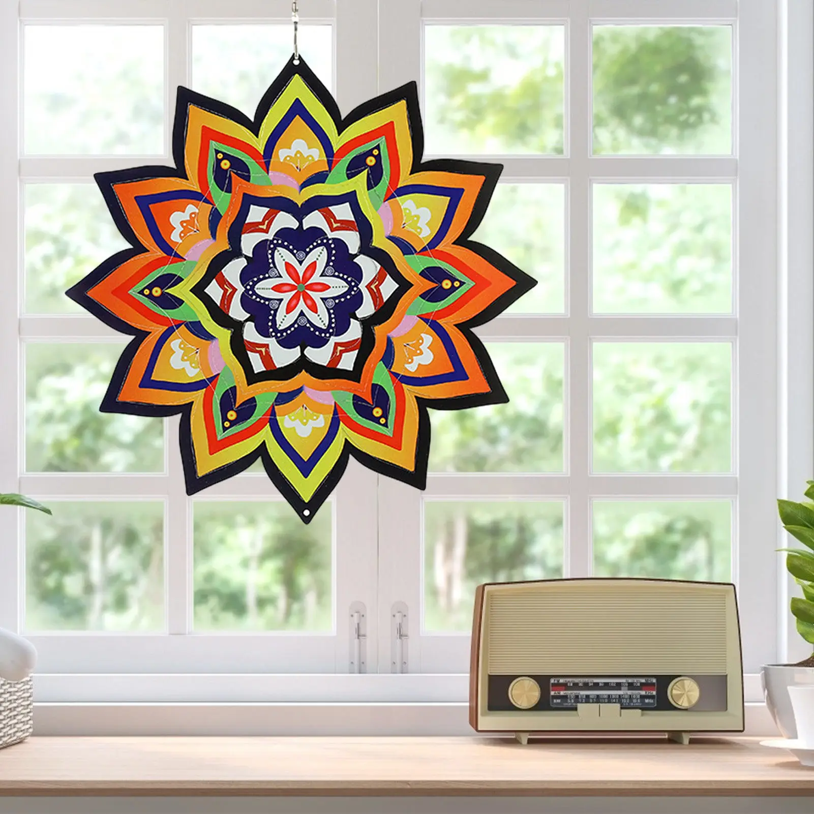 

Скульптуры ветра, 3D цвета, украшение для гостиной, складное красивое подвесное загадочное украшение, колокольчики ветра для спальни, дома, д...