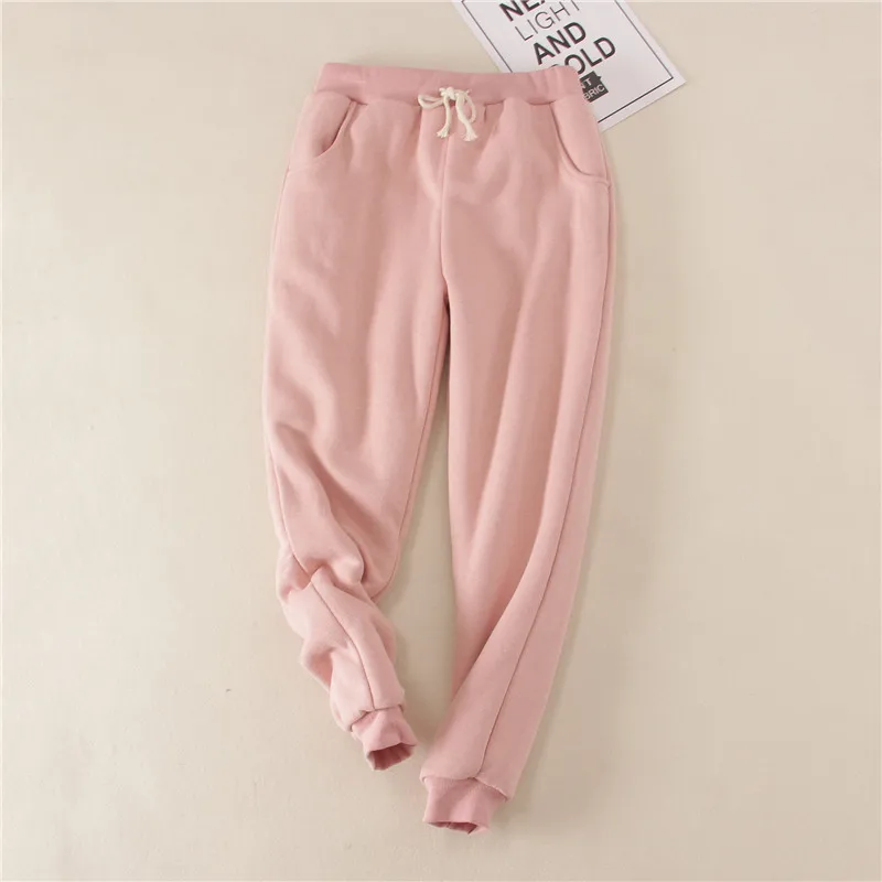 

Lambskin Sweatpants Winter Women's Plus Size Velvet Autumn and Models Loose Thickening Was Thin Warm Pants