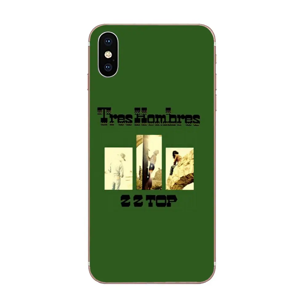 Для Apple IPhone X XS Max XR 4 4s 5 5C 5S SE 6 6S 7 8 Plus Мягкий ТПУ чехол для телефона Coque Zz Top грубая