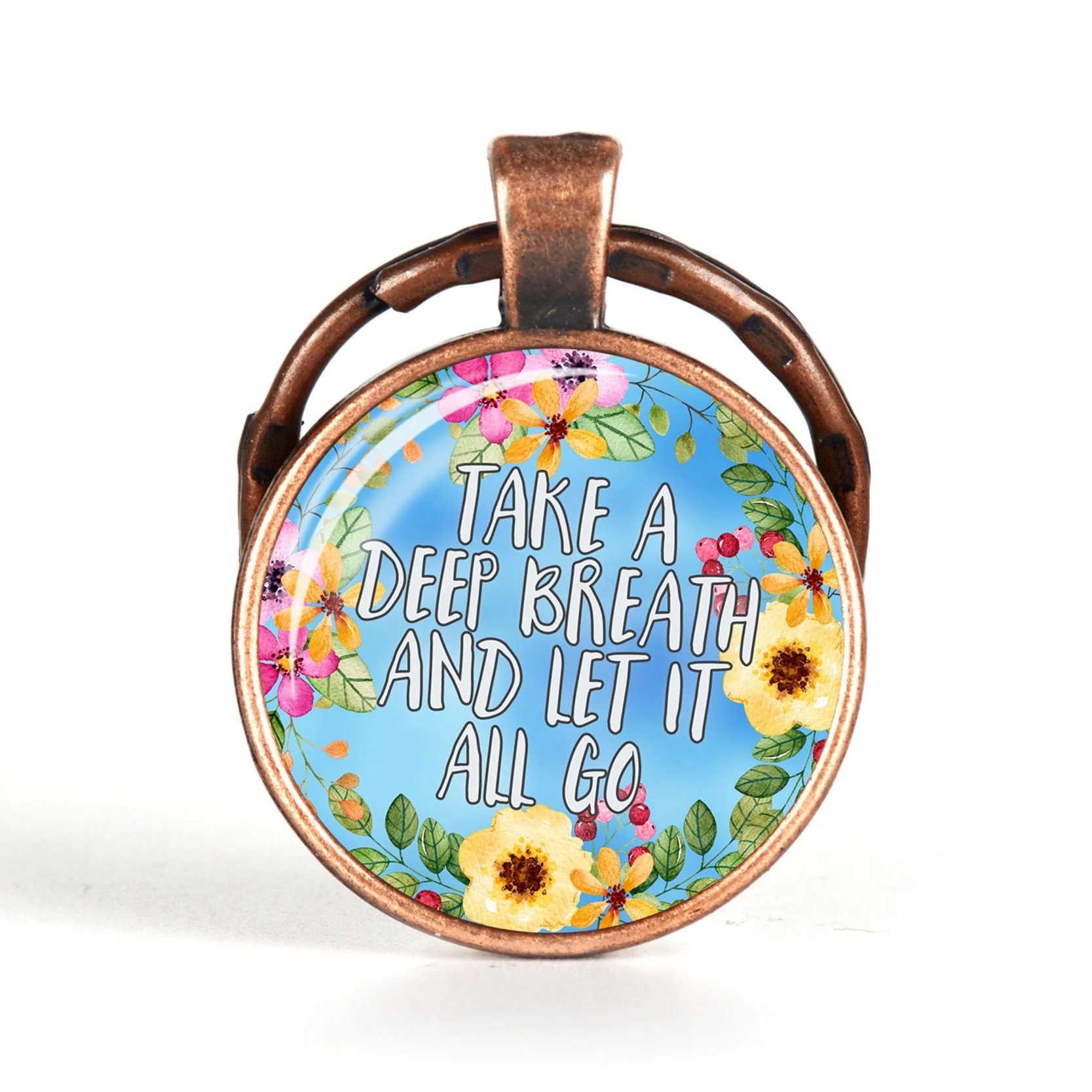 Брелок для ключей с надписью вдохновляющим подарком|Брелоки| |