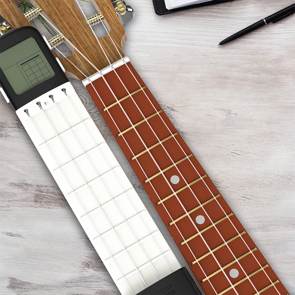 Карманный цифровой тренажер для гитары аккорд шесть струн скалолазание решетка