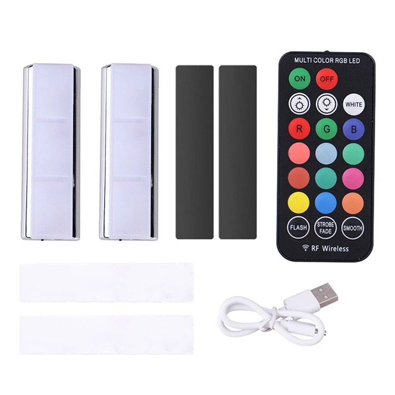 

Car LED Interior Ambient Lights USB Strip Lights Wireless Remote RGB Foot Light Atmosphere Lamp Accessories