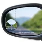 1 шт., выпуклое Автомобильное Зеркало для слепых зон, 360 градусов