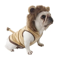 funny pet lion costume dog lion cosplay hooded coat with mane festival cat puppy dressing up outfit apparel party photo props