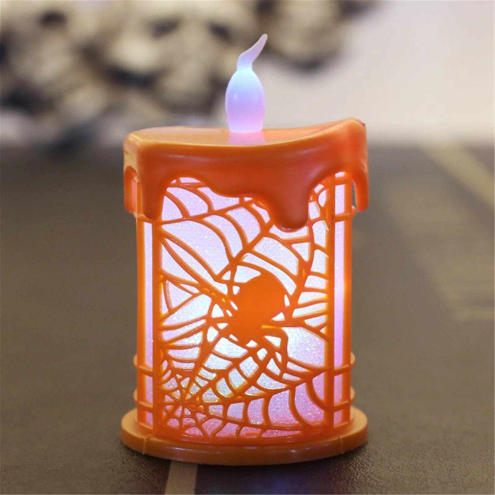 

Holy Day Dress Up Props Candle Light Pumpkin Lantern Ghost Festival Horror Decor Fancy Lighting for Bedroom Holiday Decorations